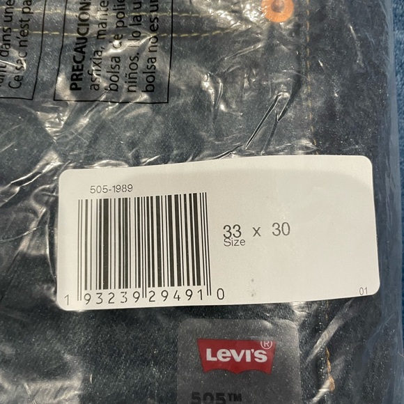 Levi's Men's 505 Regular Fit Jeans - Durian Blue - Picture 8 of 8